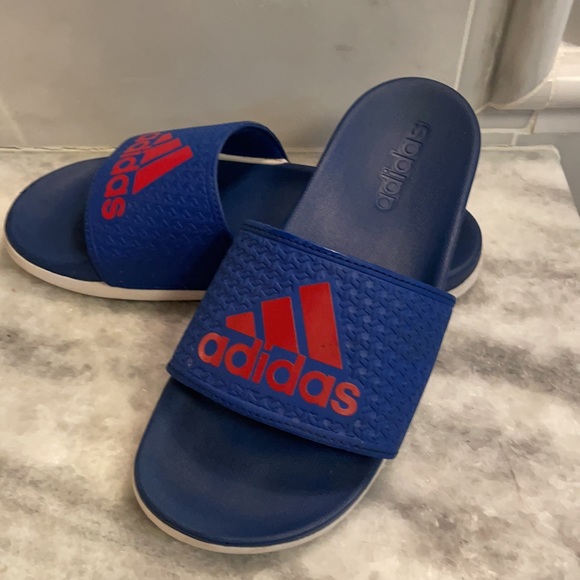 adidas | Shoes | Adidas Slides Blue 